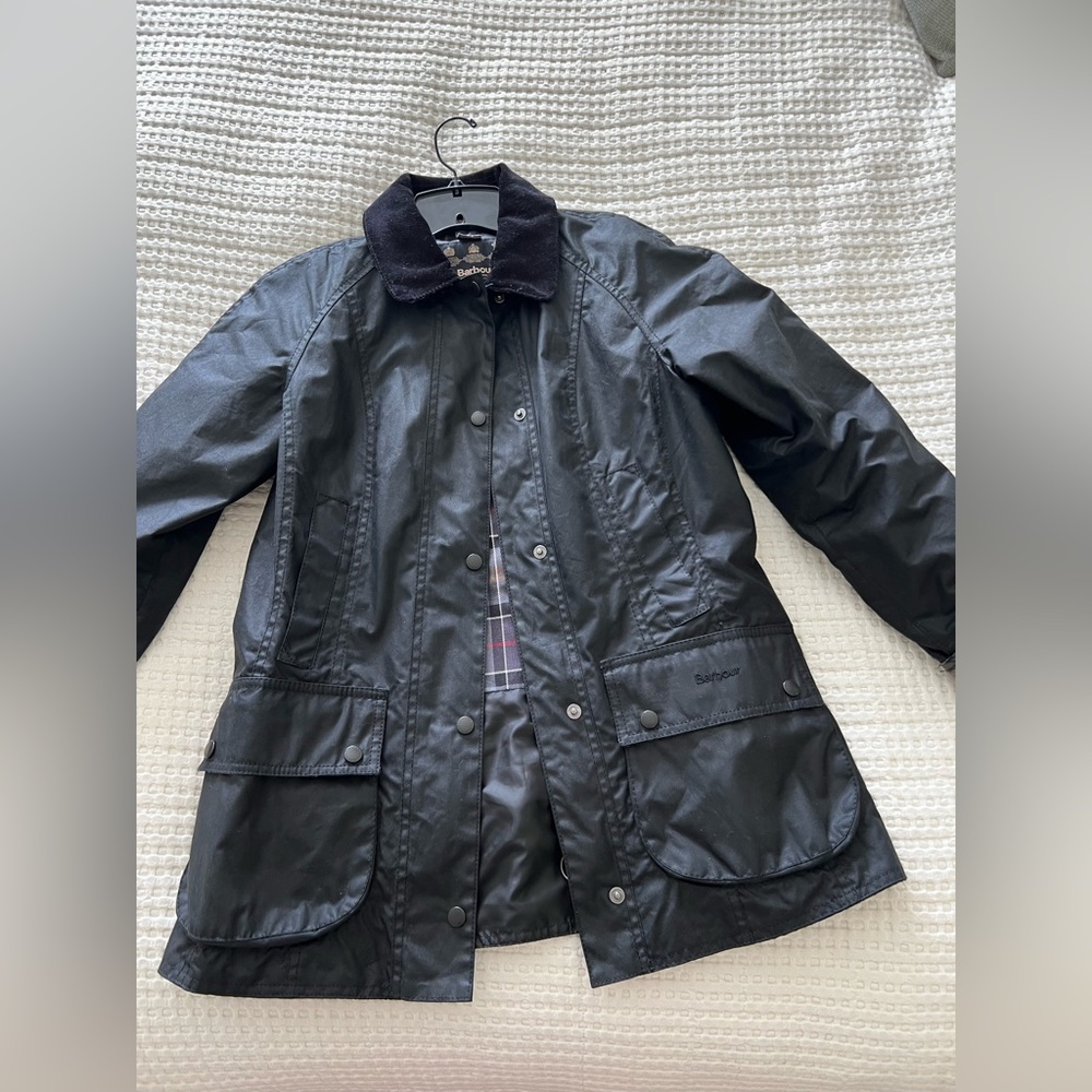 Barbour beadnell wax jacket US 4 UK 8 brand new without tags
